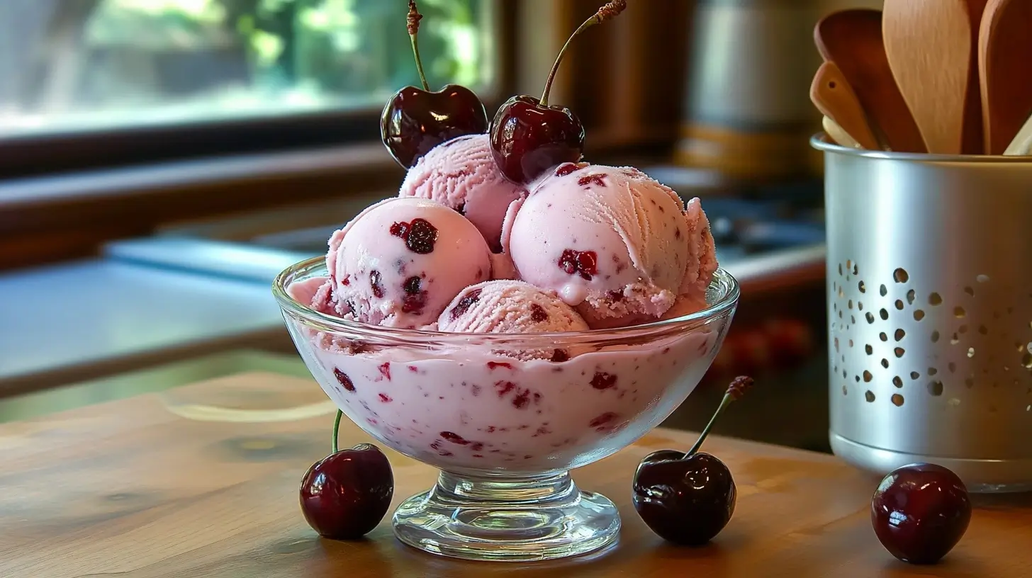 Lody wiśniowe
