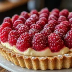 TARTA Z MALINAMI I MASCARPONE