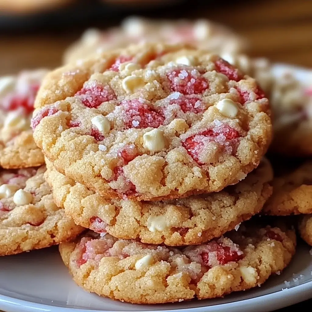Ciasteczka Truskawkowe Ciasteczka Truskawkowe Crunch