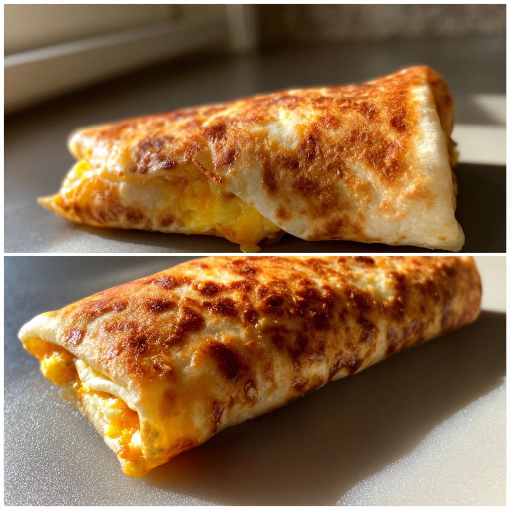 Air Fryer Breakfast Burrito - detail 2