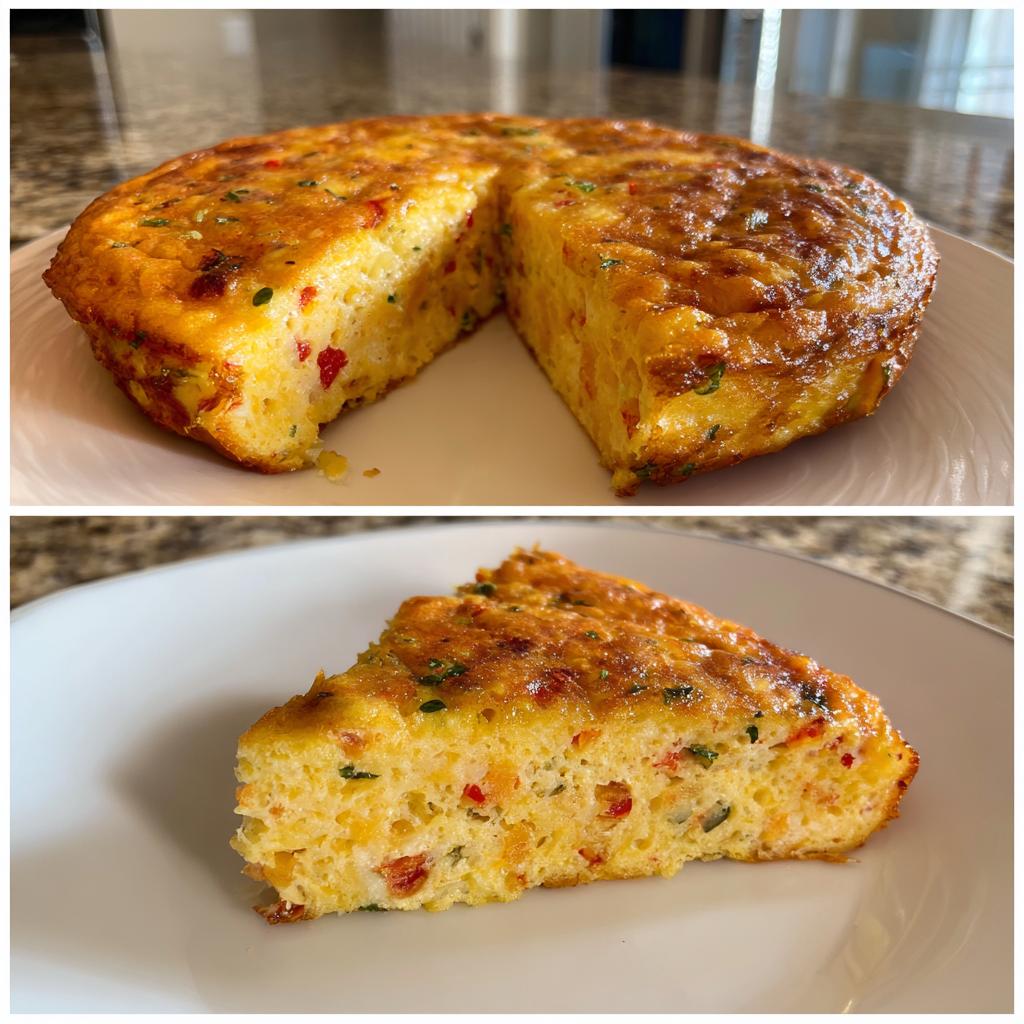 Air Fryer Breakfast Frittata - detail 3