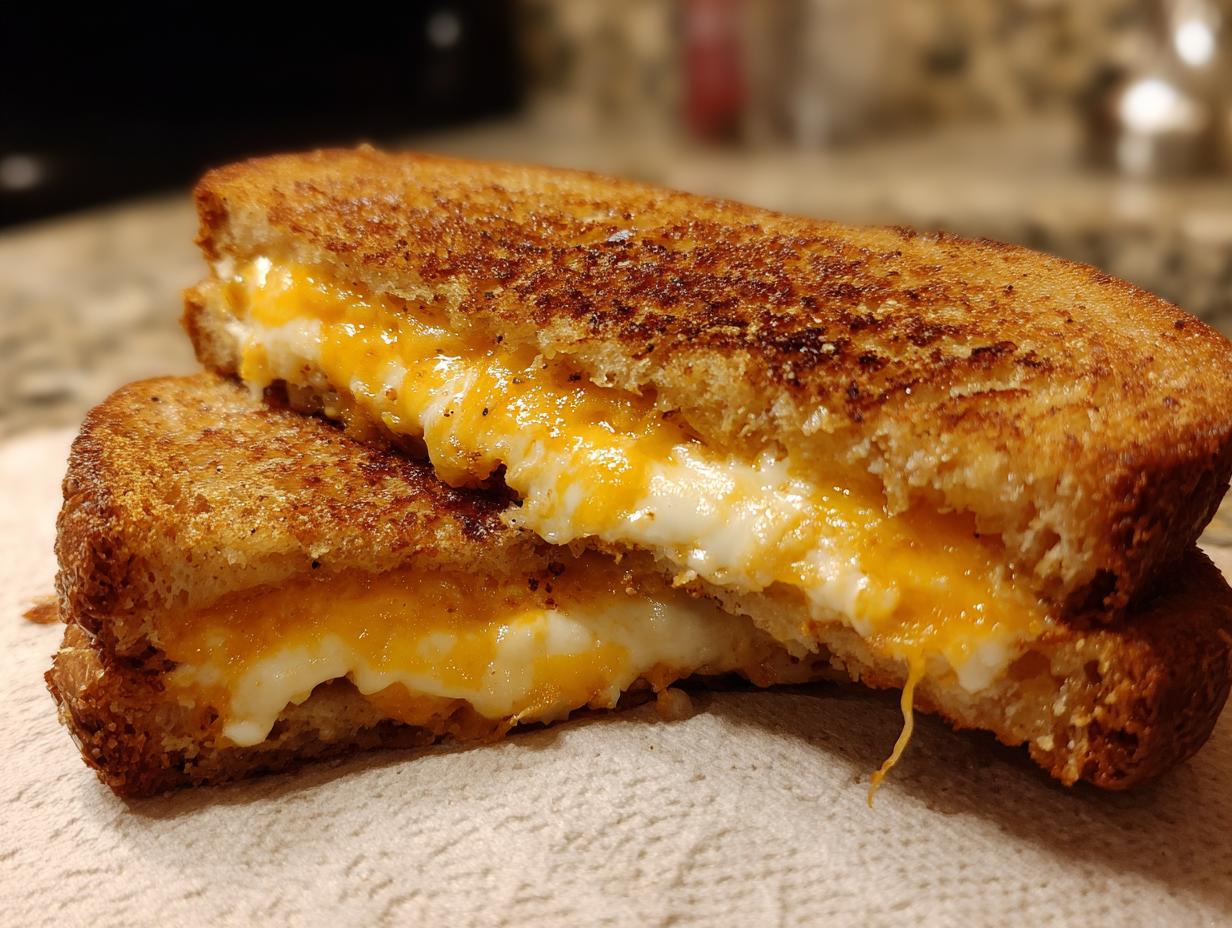 Radość z 1 Air Fryer Breakfast Grilled Cheese