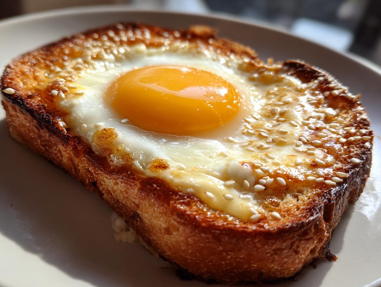 Niesamowity Air Fryer Egg & Cheese Toast