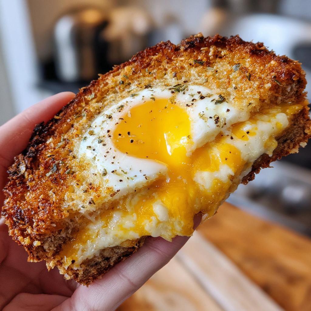 Air Fryer Egg and Cheese Toast - detail 2