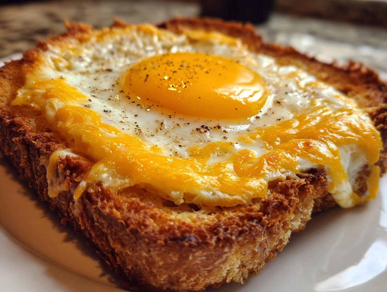 Genialny Air Fryer Egg and Cheese Toast