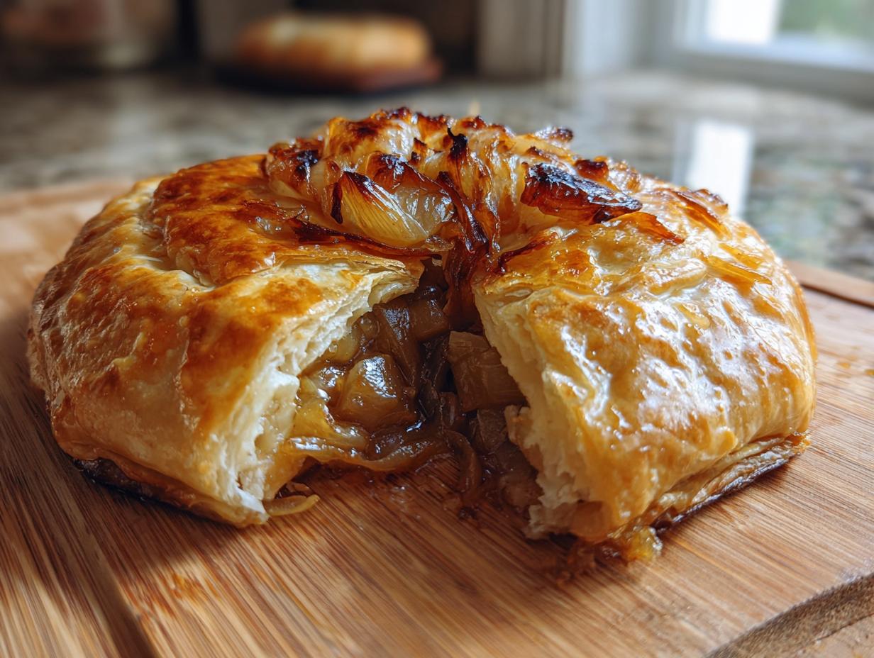 Zapieksny Brie z cebulką: 1 hit!