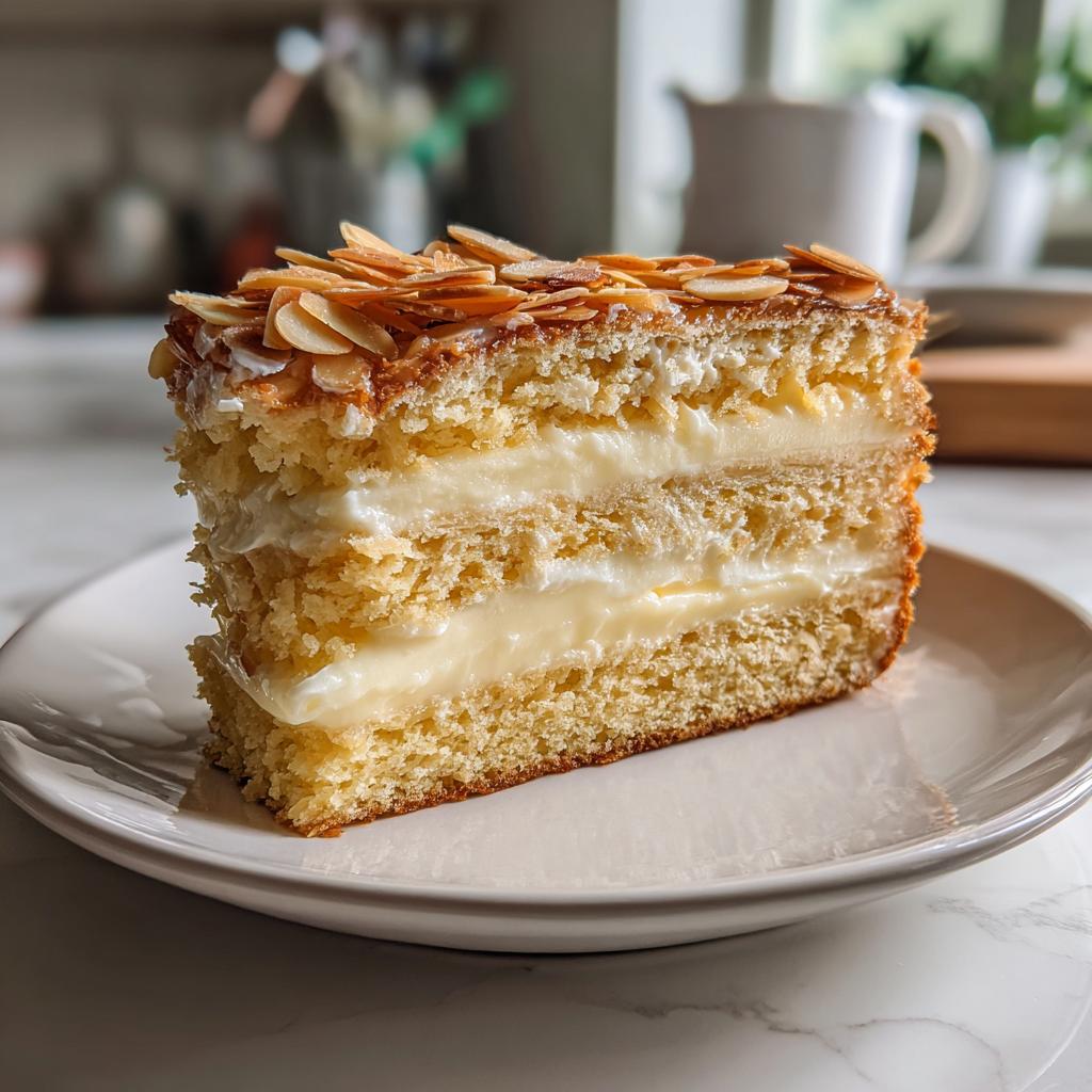 Bee Sting Cake (Bienenstich) - detail 1