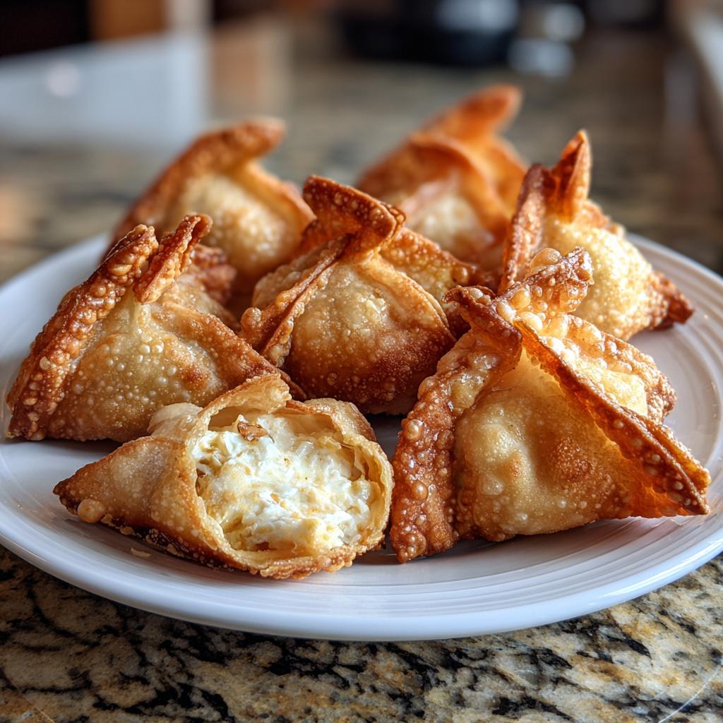 Crab Rangoon with Water Chestnuts - detail 1