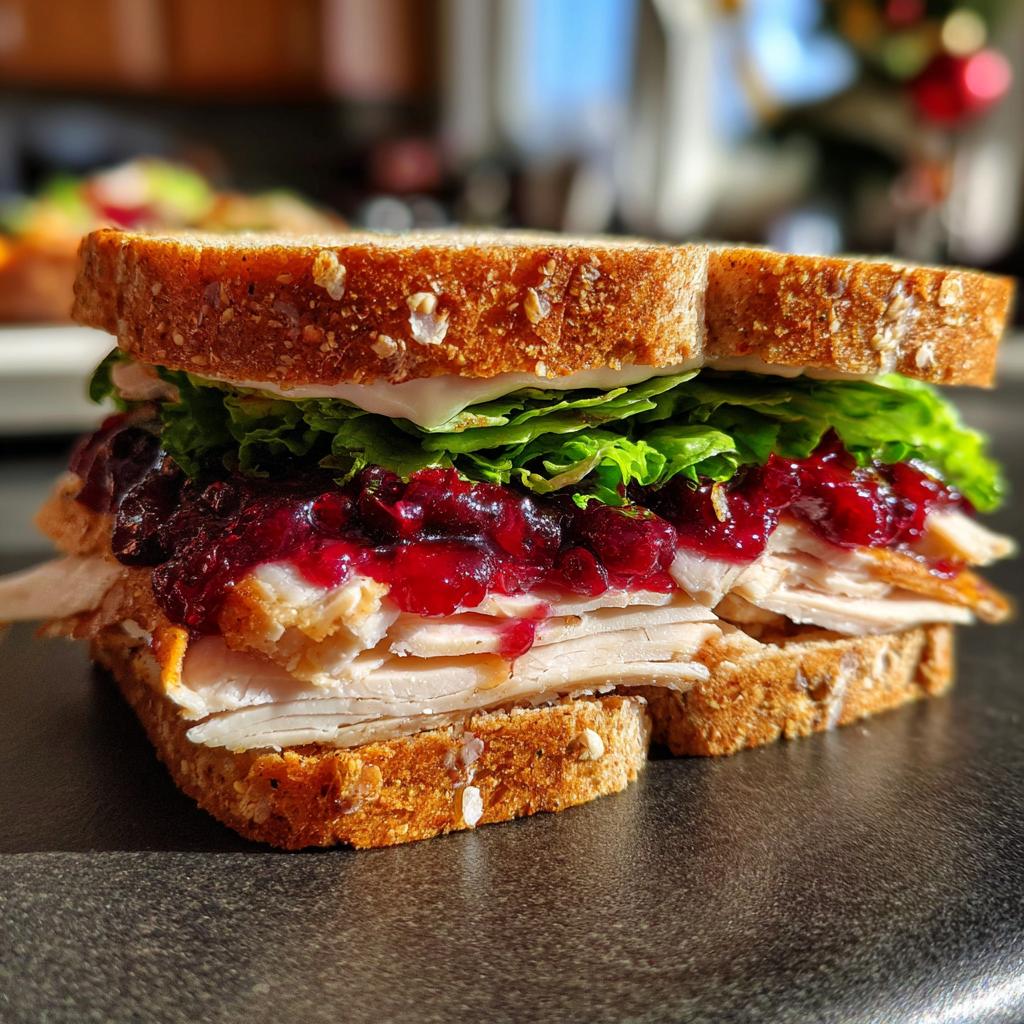 Pyszny Cranberry Thanksgiving Turkey Sandwich