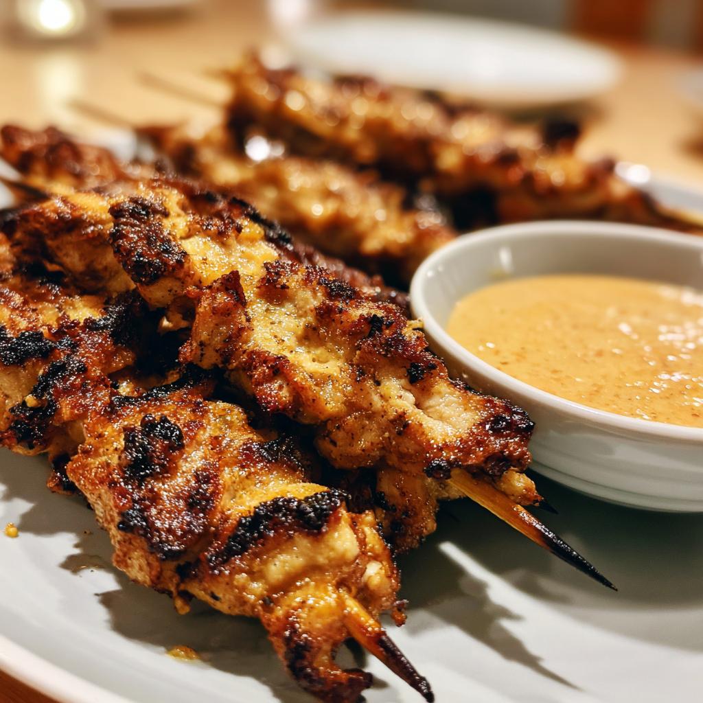 Easy Chicken Satay - detail 1