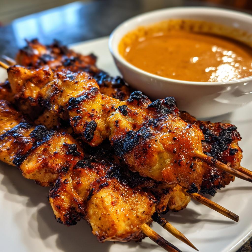 Easy Chicken Satay - detail 2