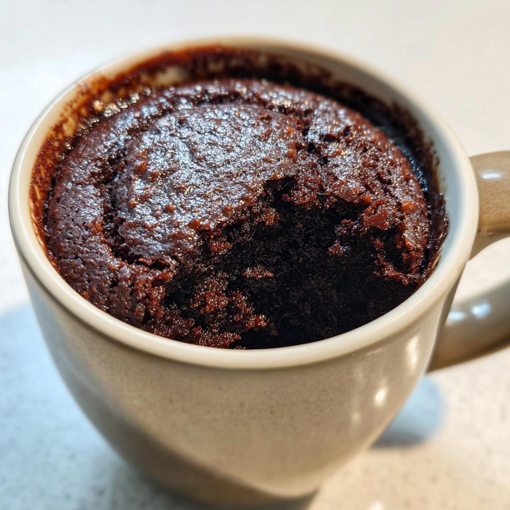 Fudgy Nutella Mug Cake - detail 1