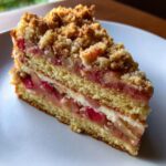 German Rhubarb Streusel Cake
