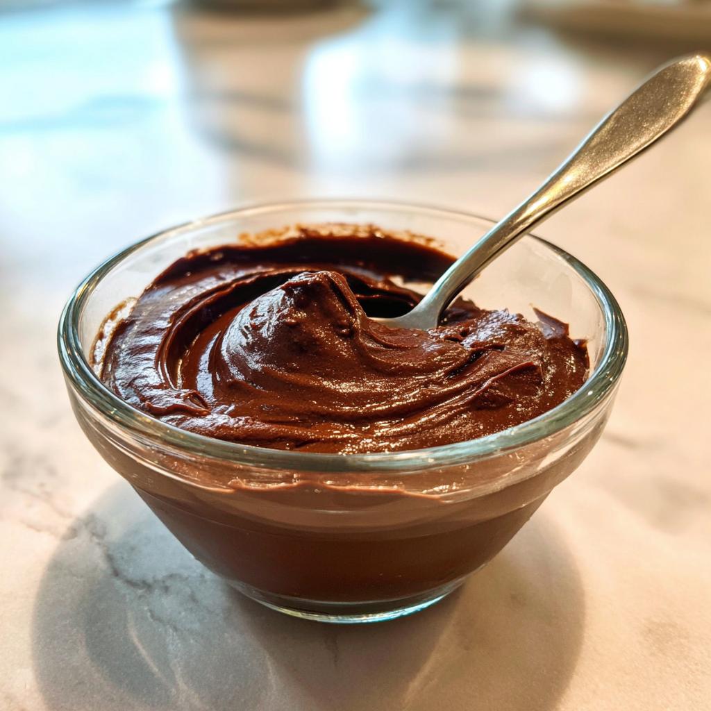 Hasty Chocolate Pudding - detail 1