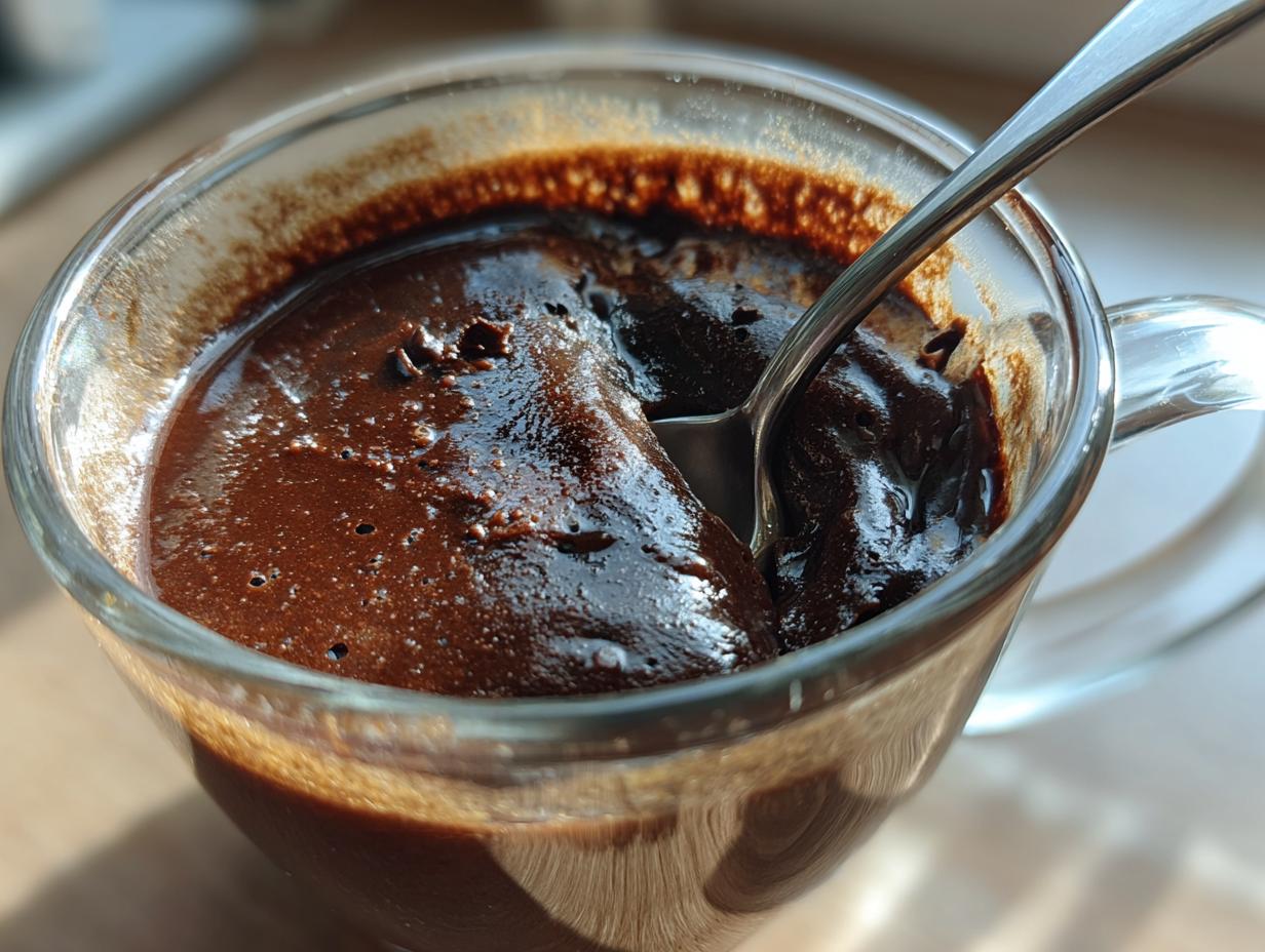 Hasty Chocolate Pudding - detail 2