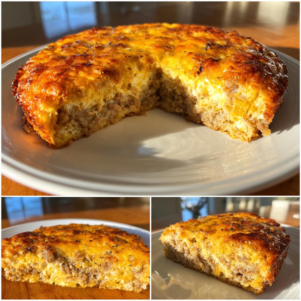 High-Protein Cottage Cheese & Turkey Sausage Breakfast Casserole - detail 1