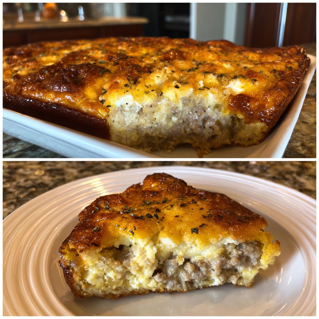 High-Protein Cottage Cheese & Turkey Sausage Breakfast Casserole - detail 2