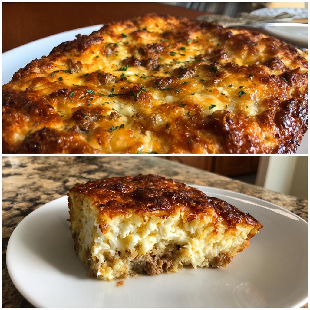 High-Protein Cottage Cheese & Turkey Sausage Breakfast Casserole - detail 3