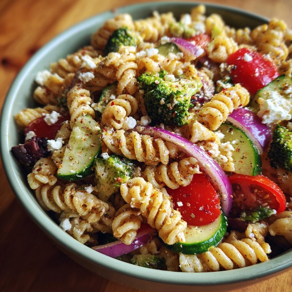 High Protein Pasta Salad Recipe Recap - detail 1