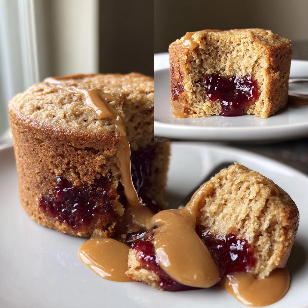PB and J Mini Mug Cakes - detail 1