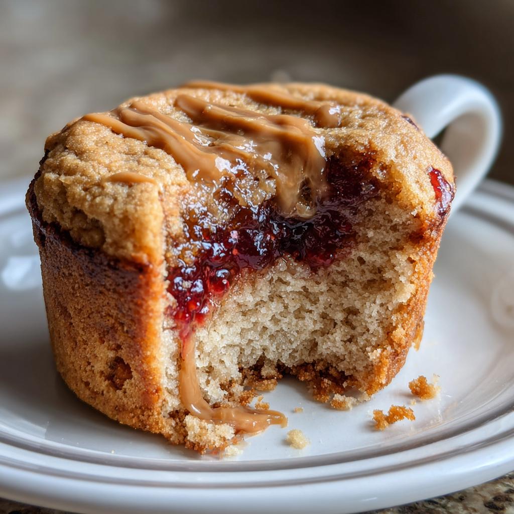 PB and J Mini Mug Cakes - detail 3
