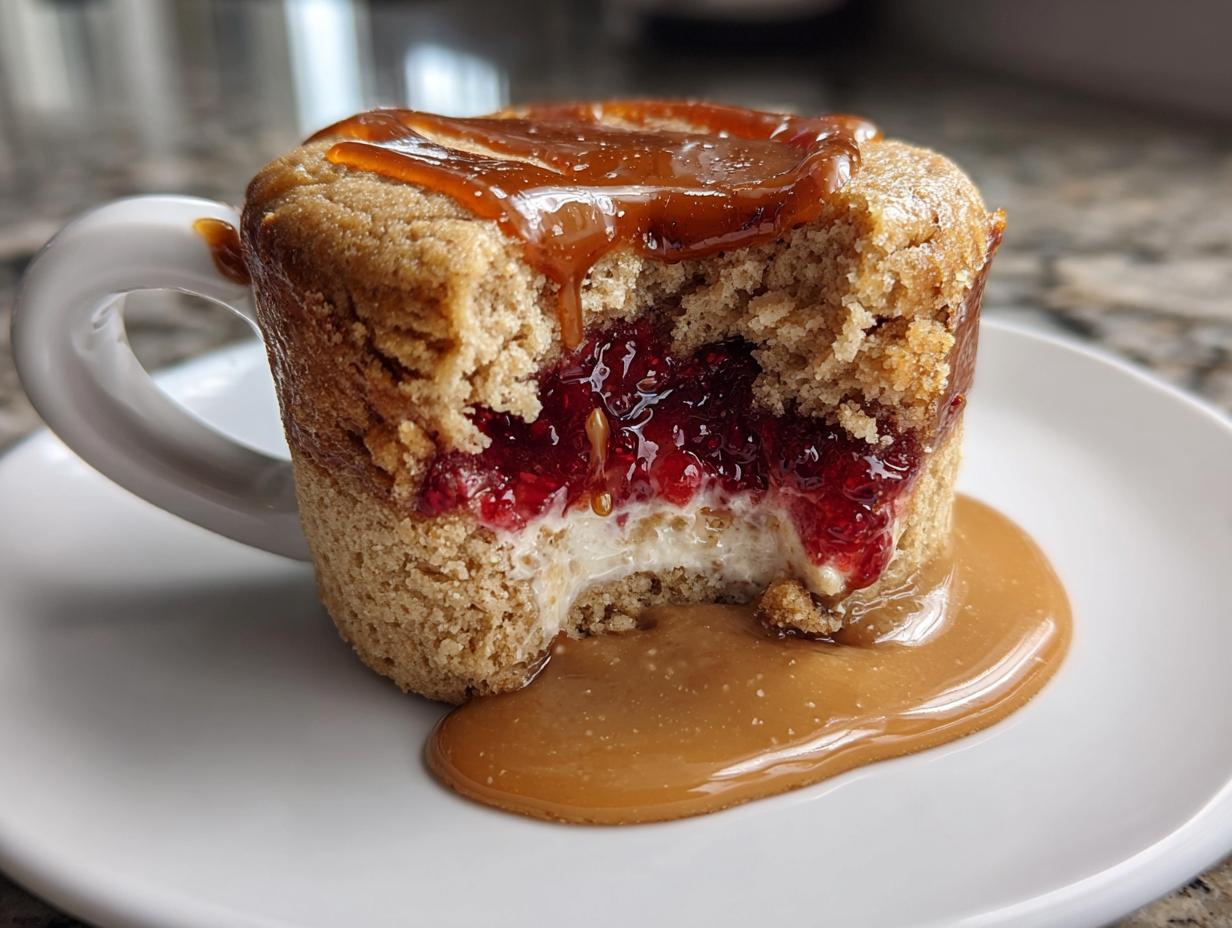 PB and J Mini Mug Cakes: Szybko i pysznie!
