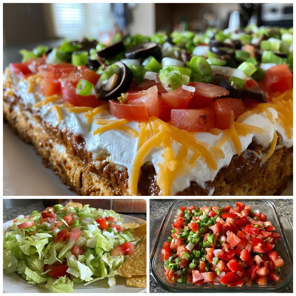 Seven-Layer Taco Dip - detail 1