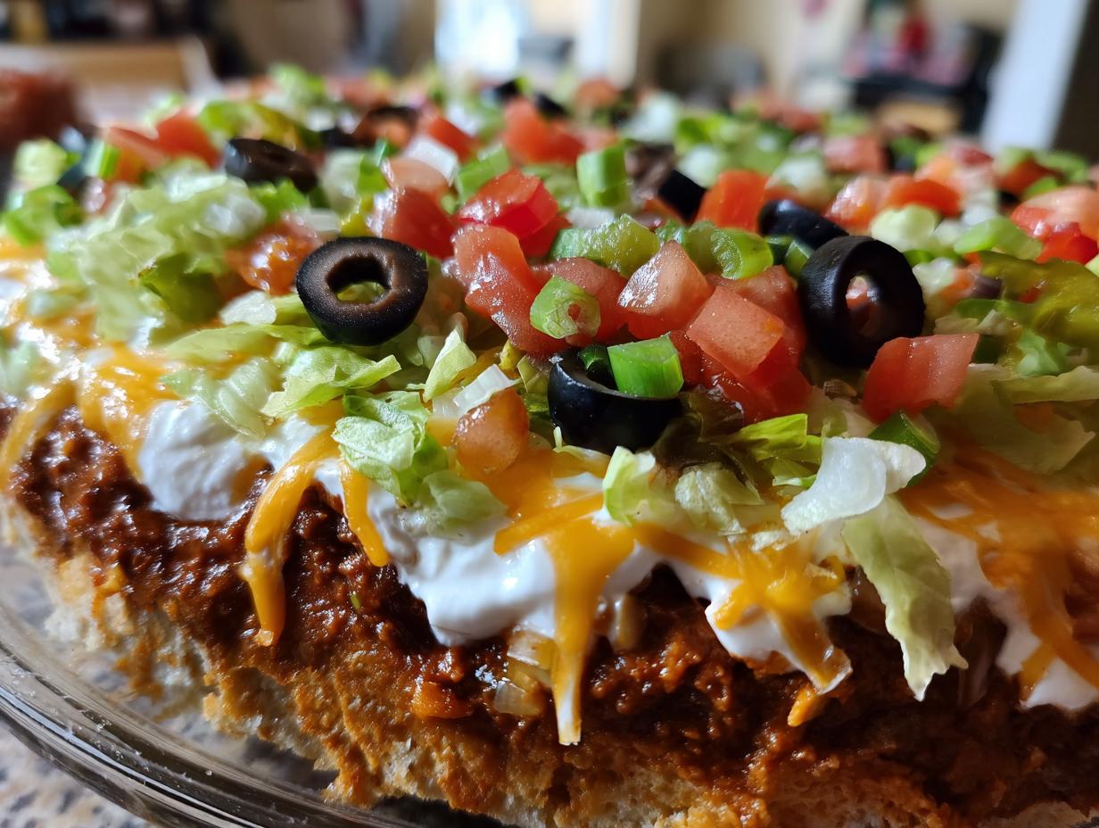 Seven-Layer Taco Dip - detail 4