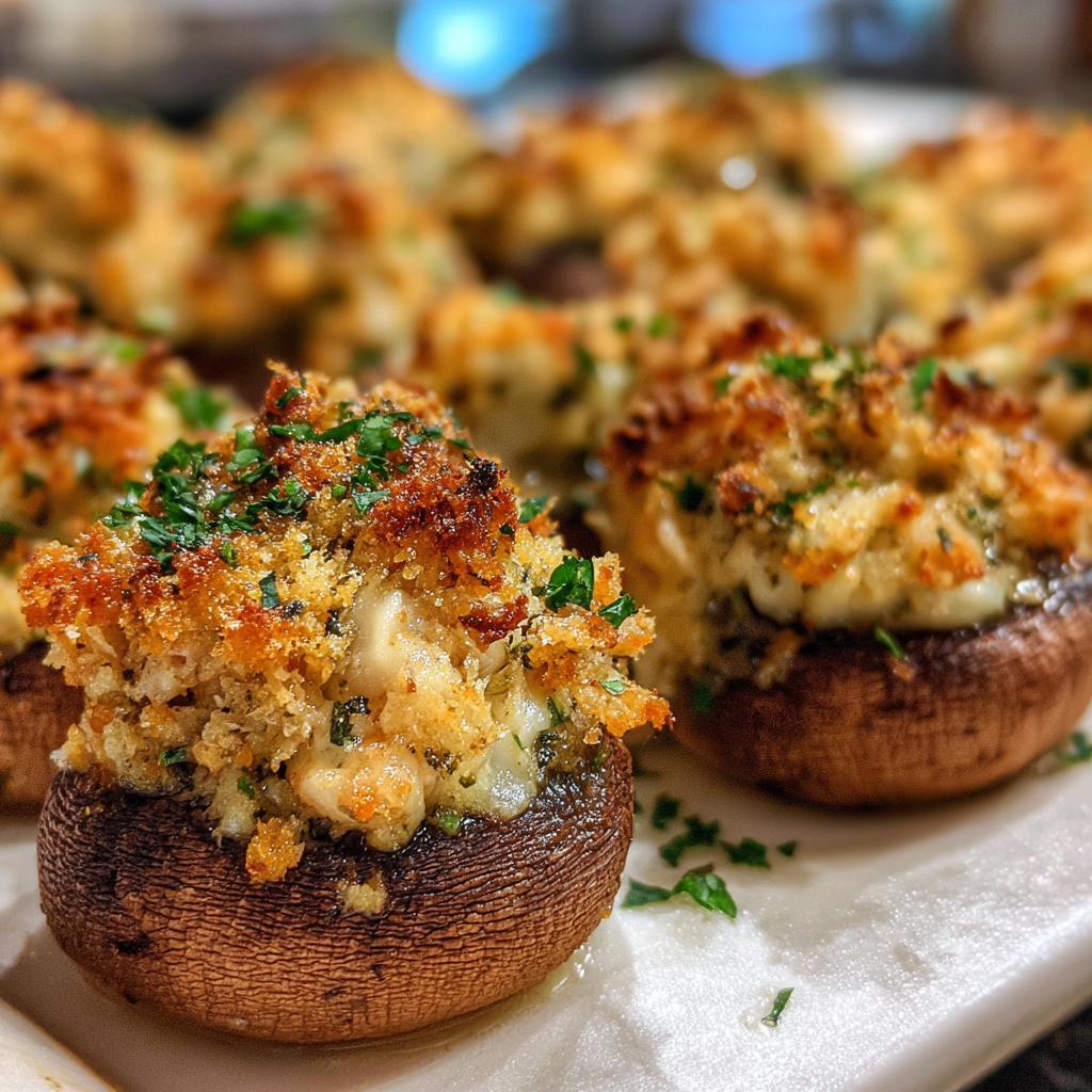 The Best Seafood-Stuffed Mushrooms - detail 1