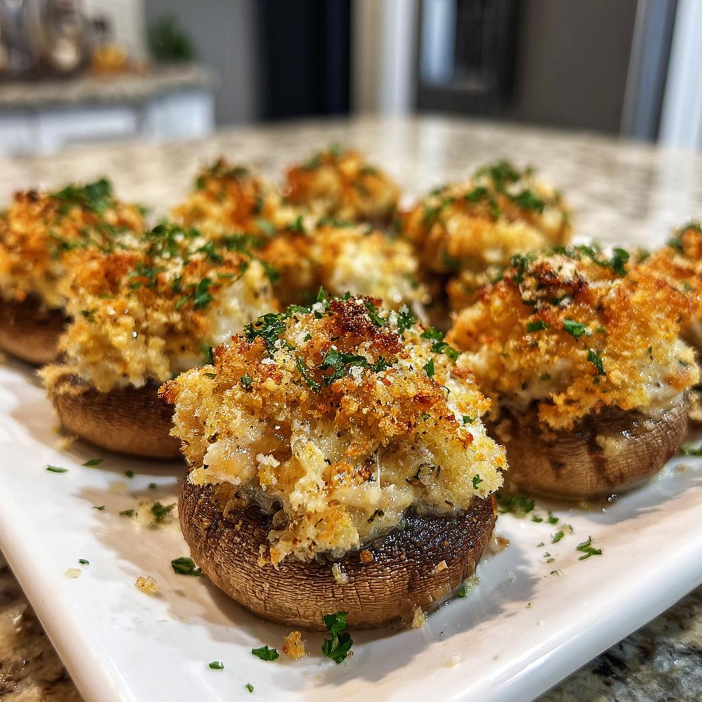The Best Seafood-Stuffed Mushrooms - detail 2