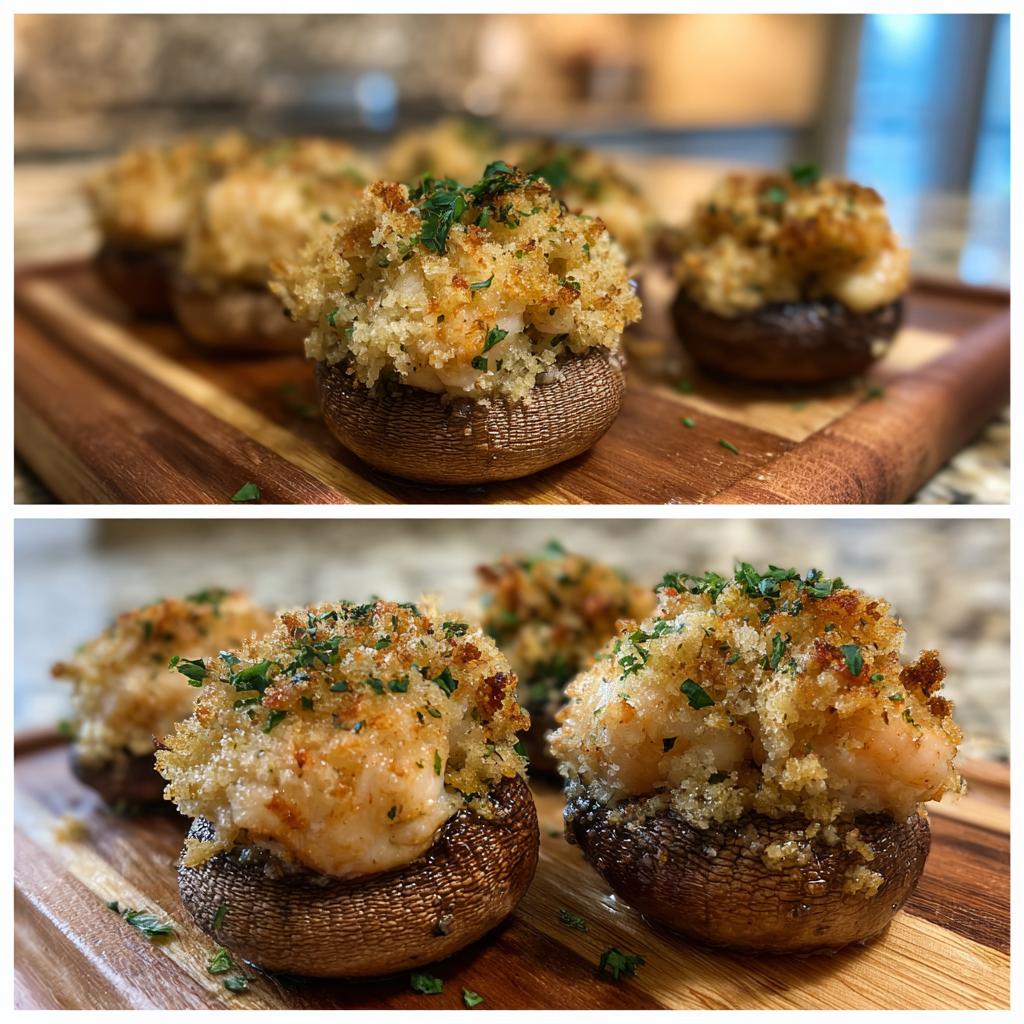 The Best Seafood-Stuffed Mushrooms - detail 3
