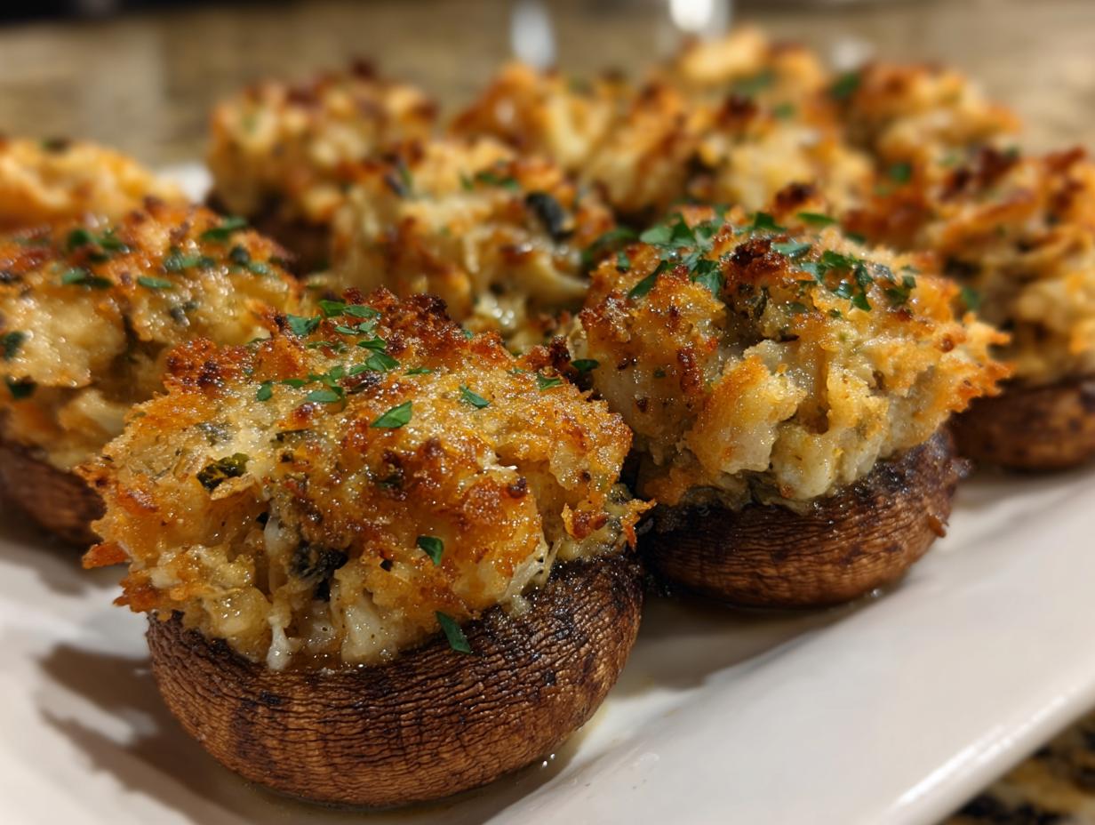 The Best Seafood-Stuffed Mushrooms - detail 4