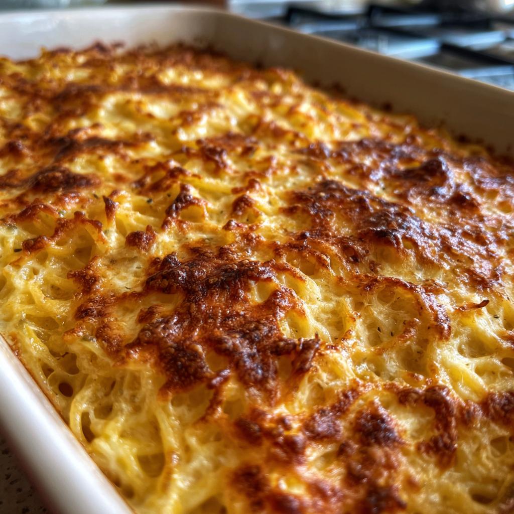 Baked Cream Cheese Spaghetti Casserole - detail 3