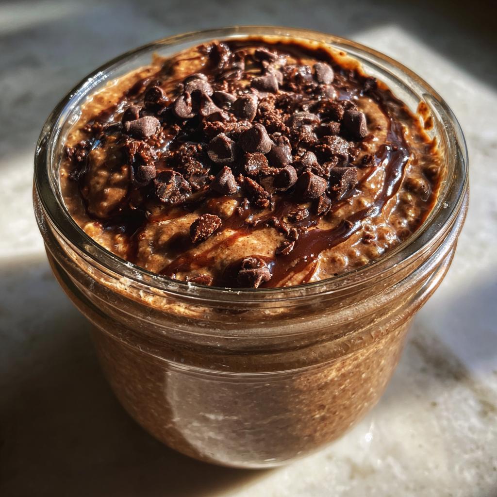 Brownie Batter Overnight Oats - detail 1