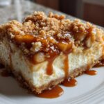 Caramel Apple Cheesecake Bars