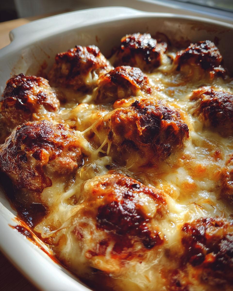 Cheesy French Onion Meatballs: The Ultimate Comfort Food Recipe - detail 1