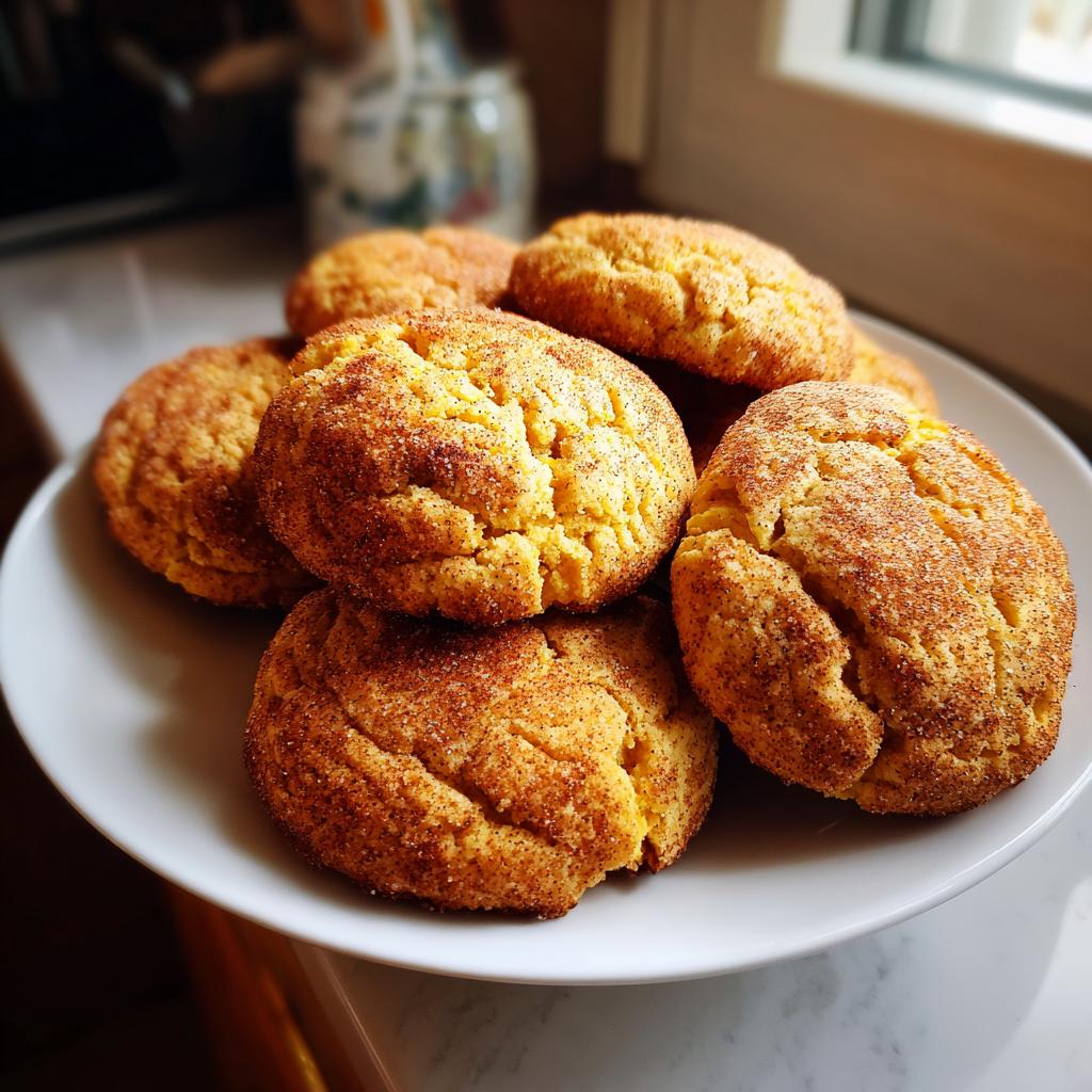 Chewy Pumpkin Snickerdoodle Cookies - detail 1
