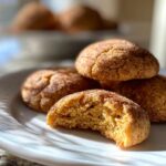 Chewy Pumpkin Snickerdoodle Cookies