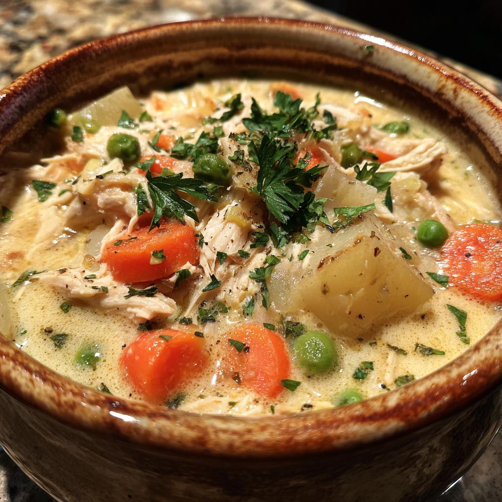 Chicken Pot Pie Soup - detail 2