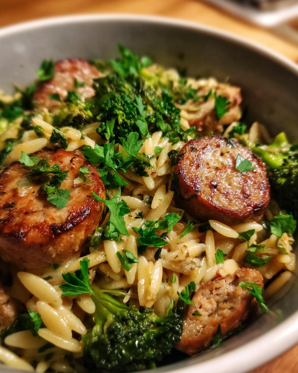 Chicken Sausage and Broccoli Orzo: A Delicious Recipe! - detail 2
