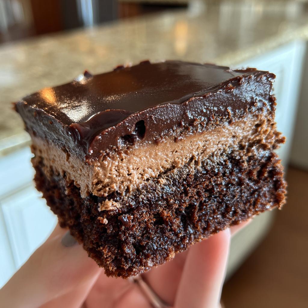 Chocolate Mousse Brownies: Creamy Layers With Decadent Flavor - detail 1