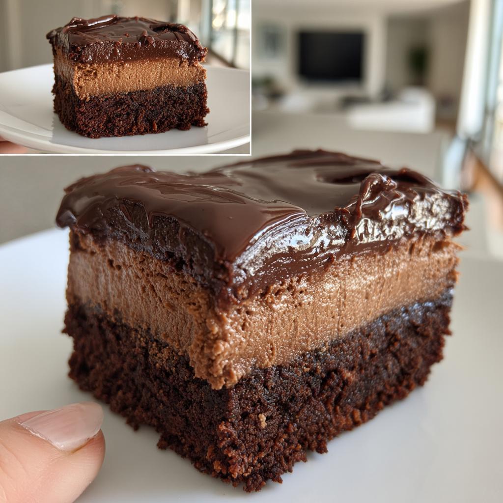 Chocolate Mousse Brownies: Creamy Layers With Decadent Flavor - detail 3