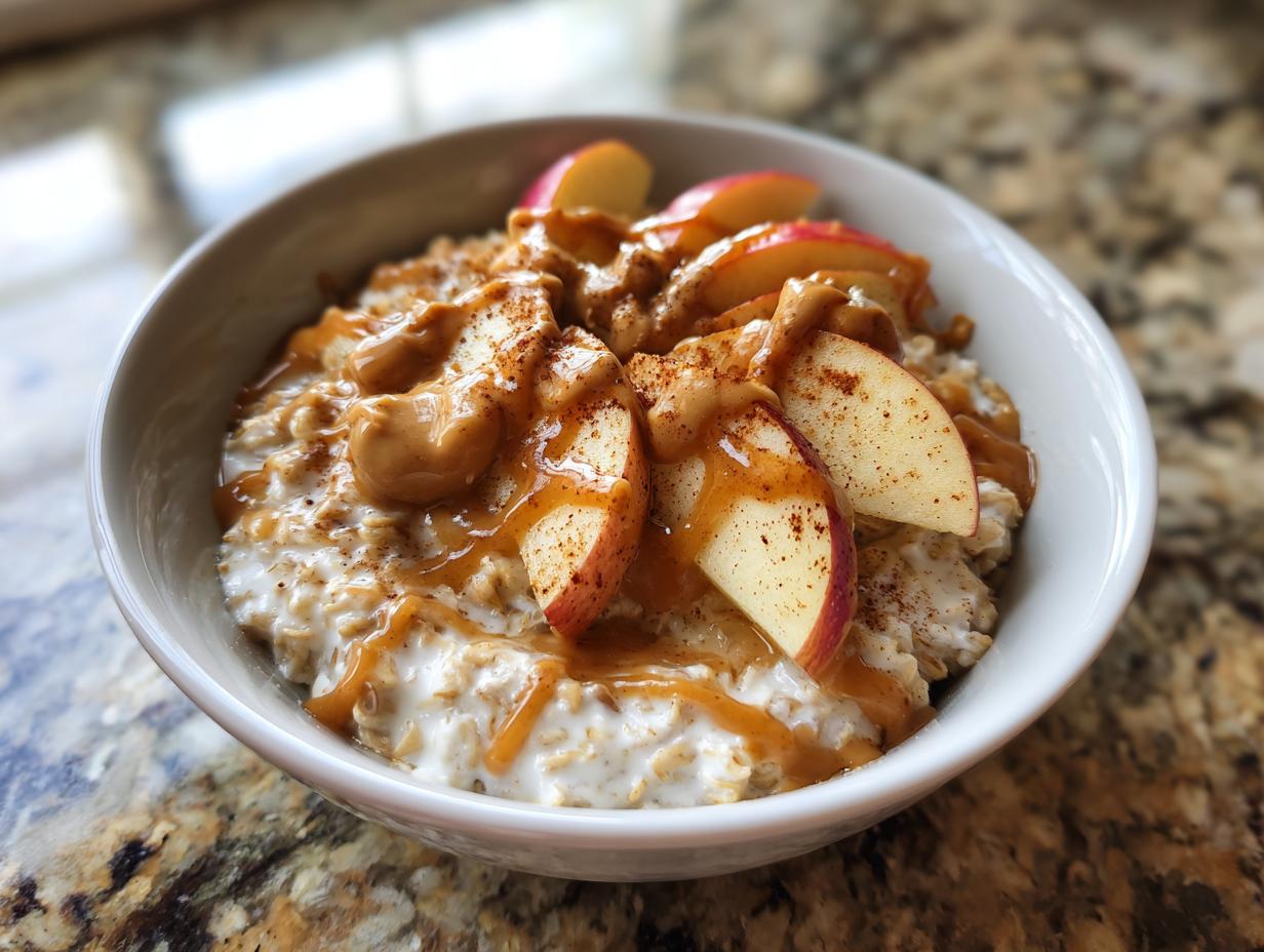 Cinnamon Apple Oatmeal Bowl: Cozy 1 Bowl