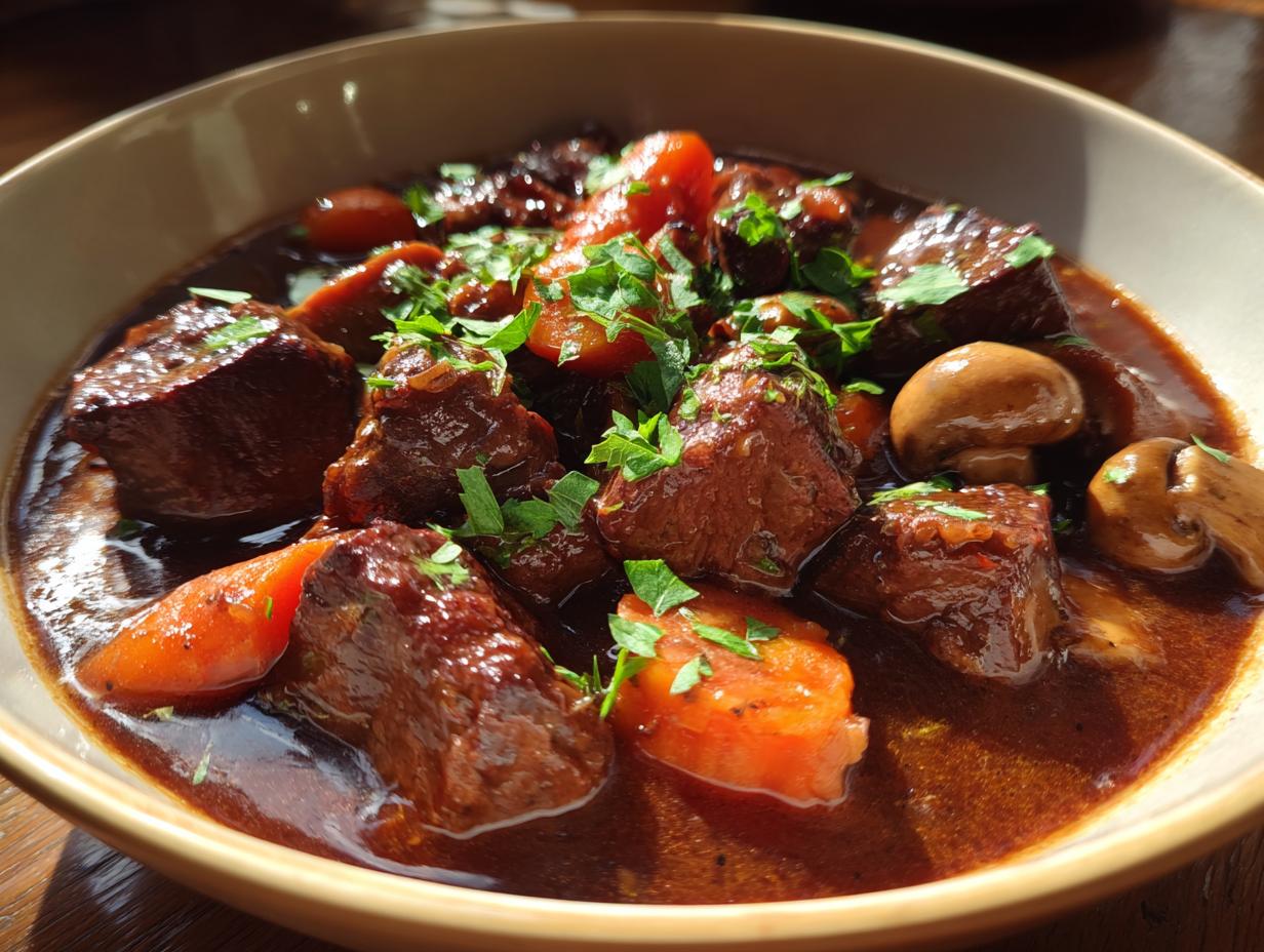 Cooker Beef Bourguignon