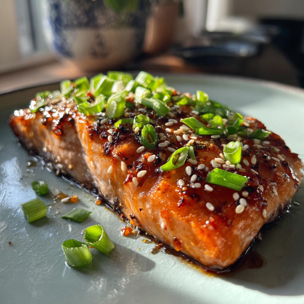 Cooker Honey Garlic Glazed Salmon - detail 1