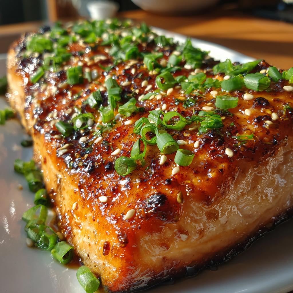Cooker Honey Garlic Glazed Salmon - detail 2