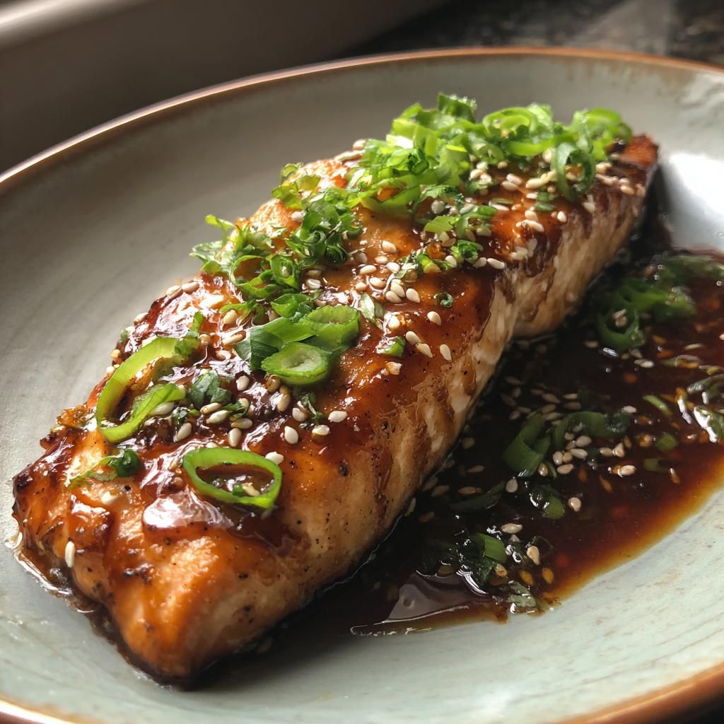 Cooker Honey Garlic Glazed Salmon - detail 3