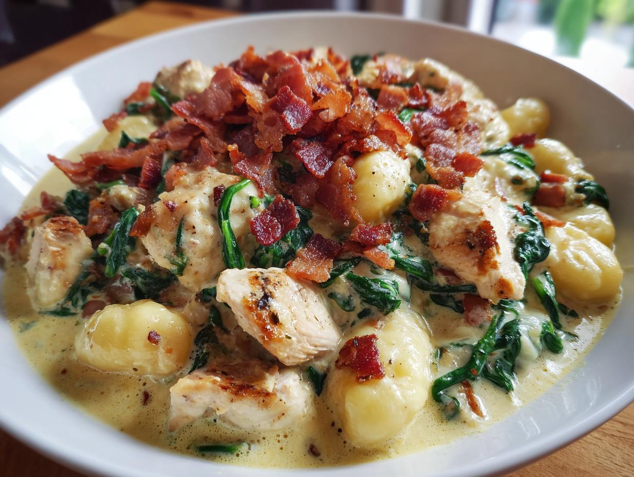 Obłędne Kremowe Gnocchi z Kurczakiem Crack</blockquote>