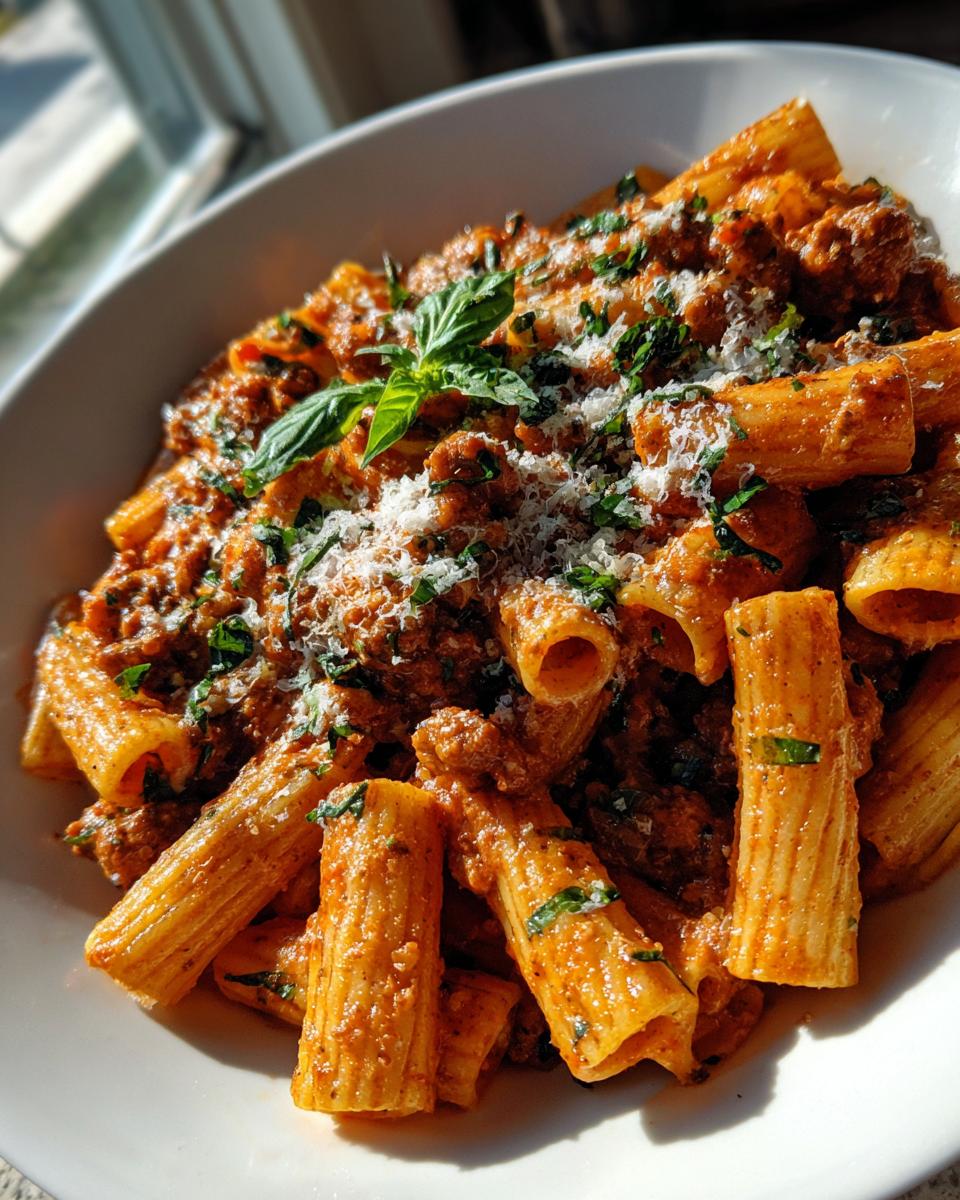 Creamy Italian Sausage Rigatoni - detail 2