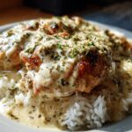 Creamy Smothered Chicken And Rice